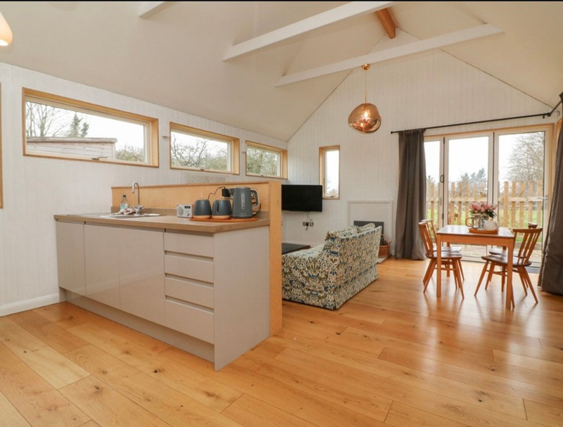 The Beehive kitchen and living space